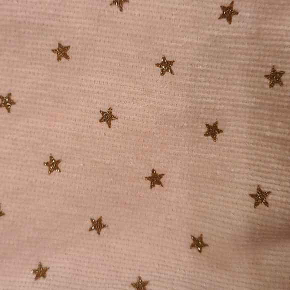 Chess Baby pink corduroy pants with gold star print - Picture 6 of 6